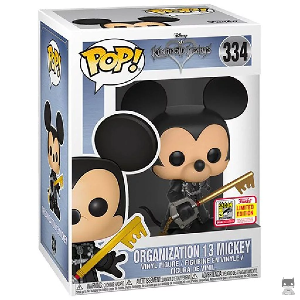 Figurine Funko POP Mickey Mouse (Organization XIII) avec boîte