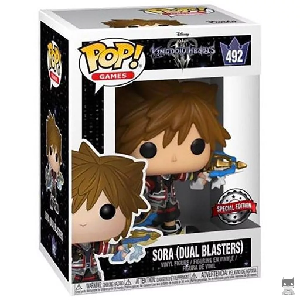 Figurine Funko POP Sora (Dual Blasters) avec boîte