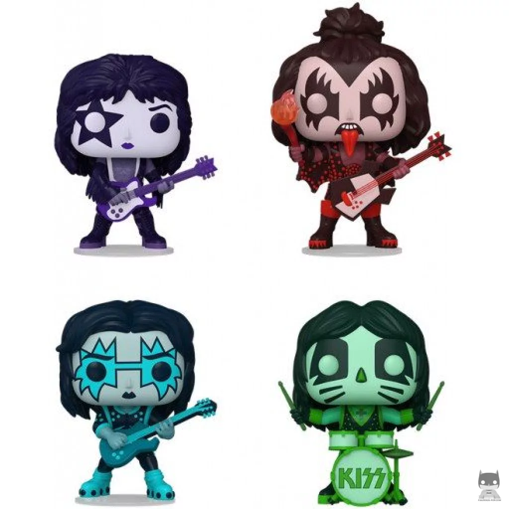 Figurine Funko POP Spaceman, Demon, Starchild & Catman (KISS)