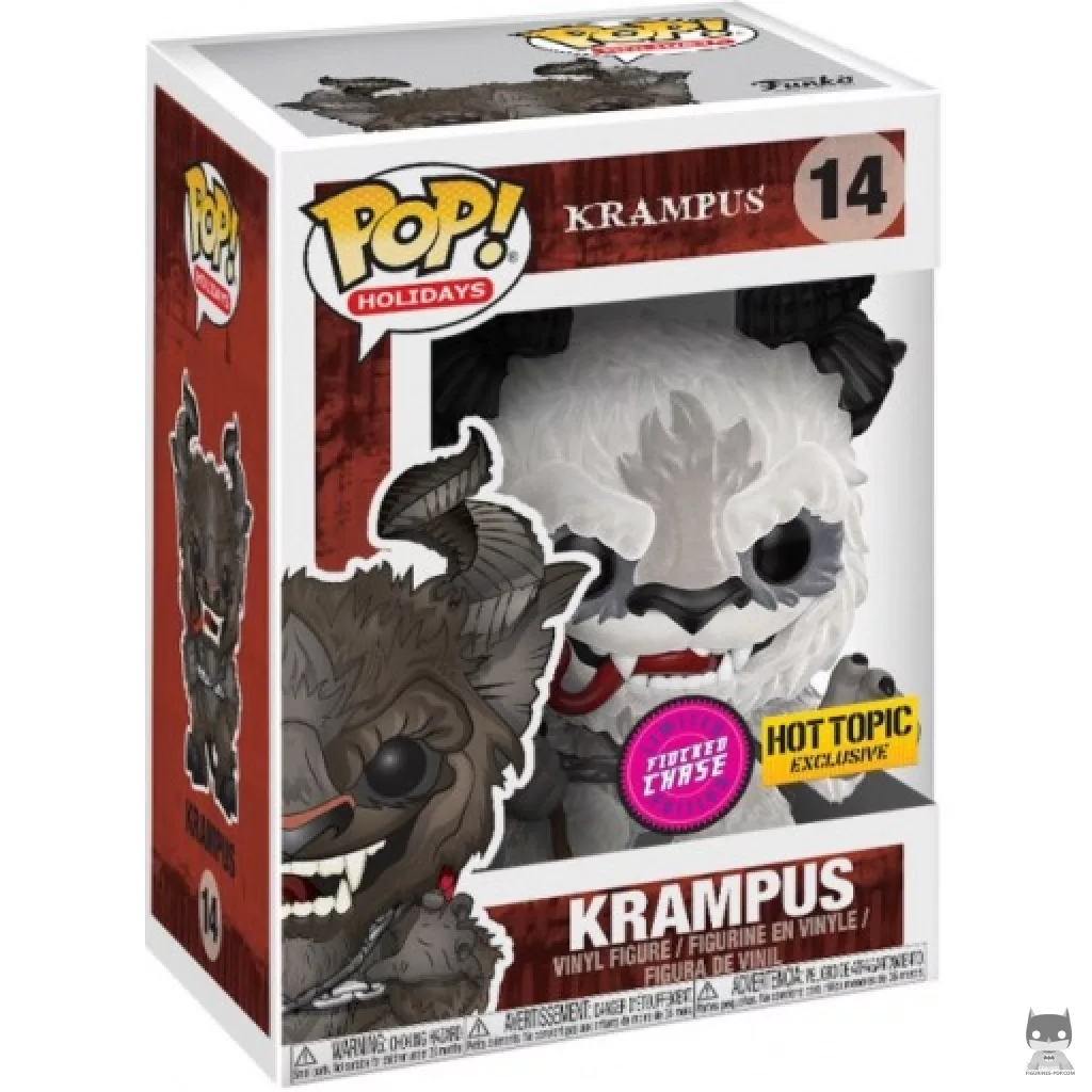 Figurine Funko POP Krampus (Flocked) (Chase) avec boîte