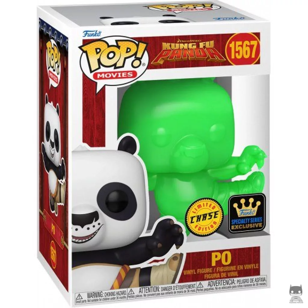 Figurine Funko POP Po (Chase & Translucent) avec boîte