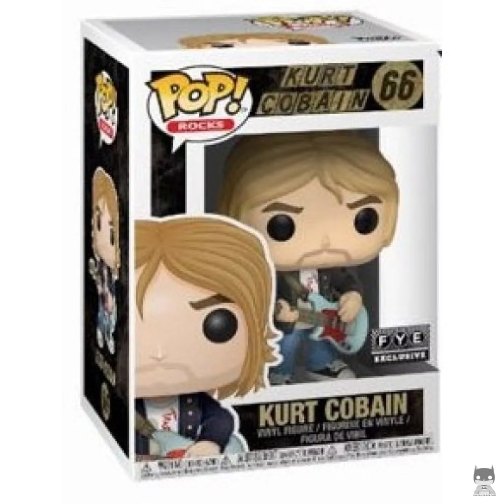 Figurine Funko POP Kurt Cobain avec boîte