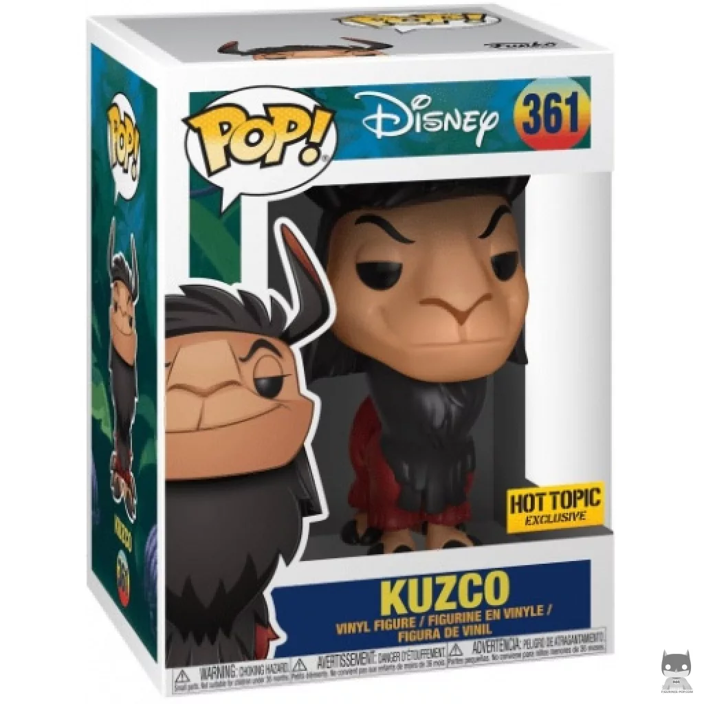 Figurine Funko POP Kuzco en Lama avec boîte