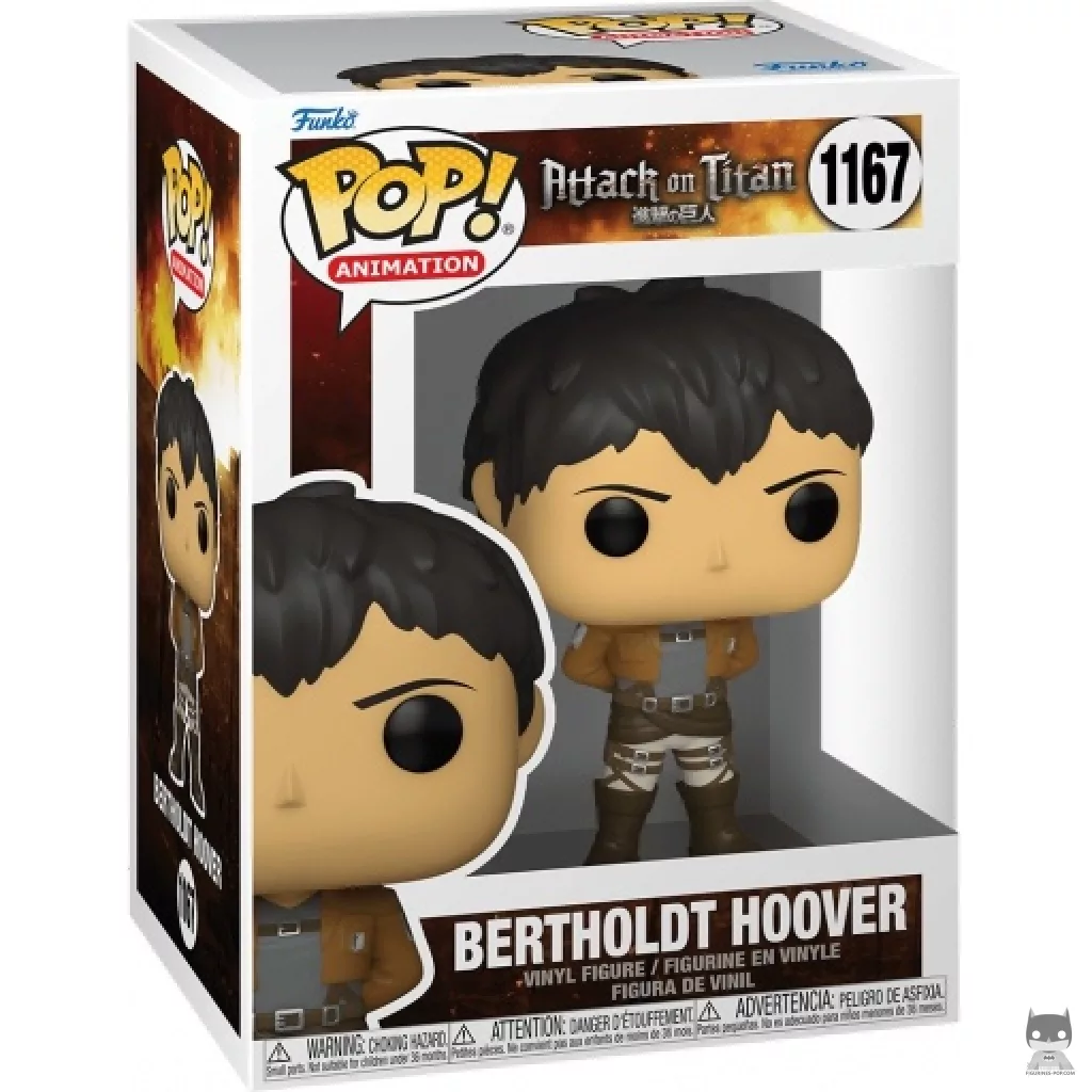 Figurine Funko POP Bertholdt Hoover avec boîte