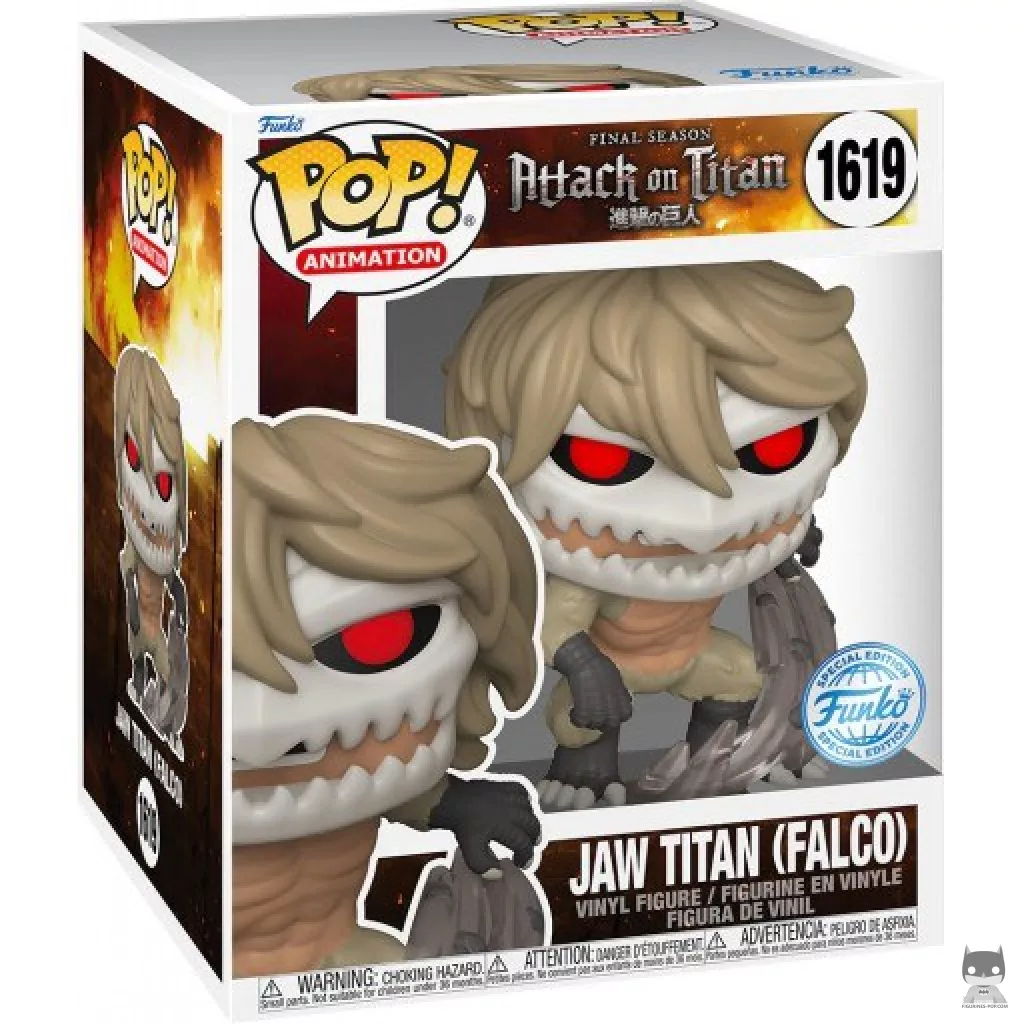 Figurine Funko POP Titan Mâchoire (Falco) (SuperSized) avec boîte