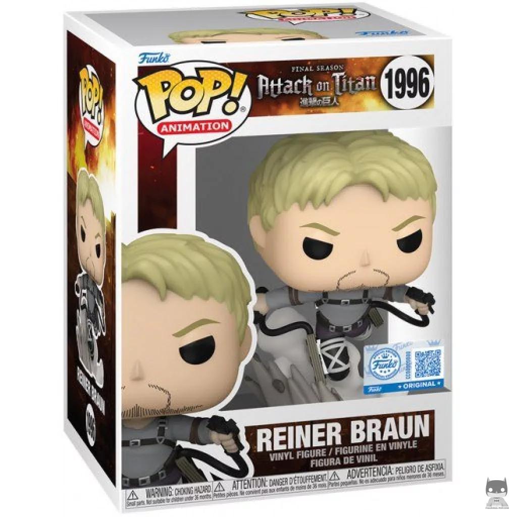Figurine Funko POP Reiner Braun avec boîte