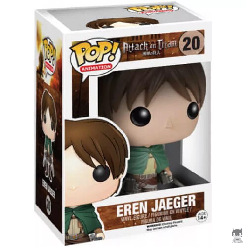 Figurine Funko POP Eren Jaeger avec boîte