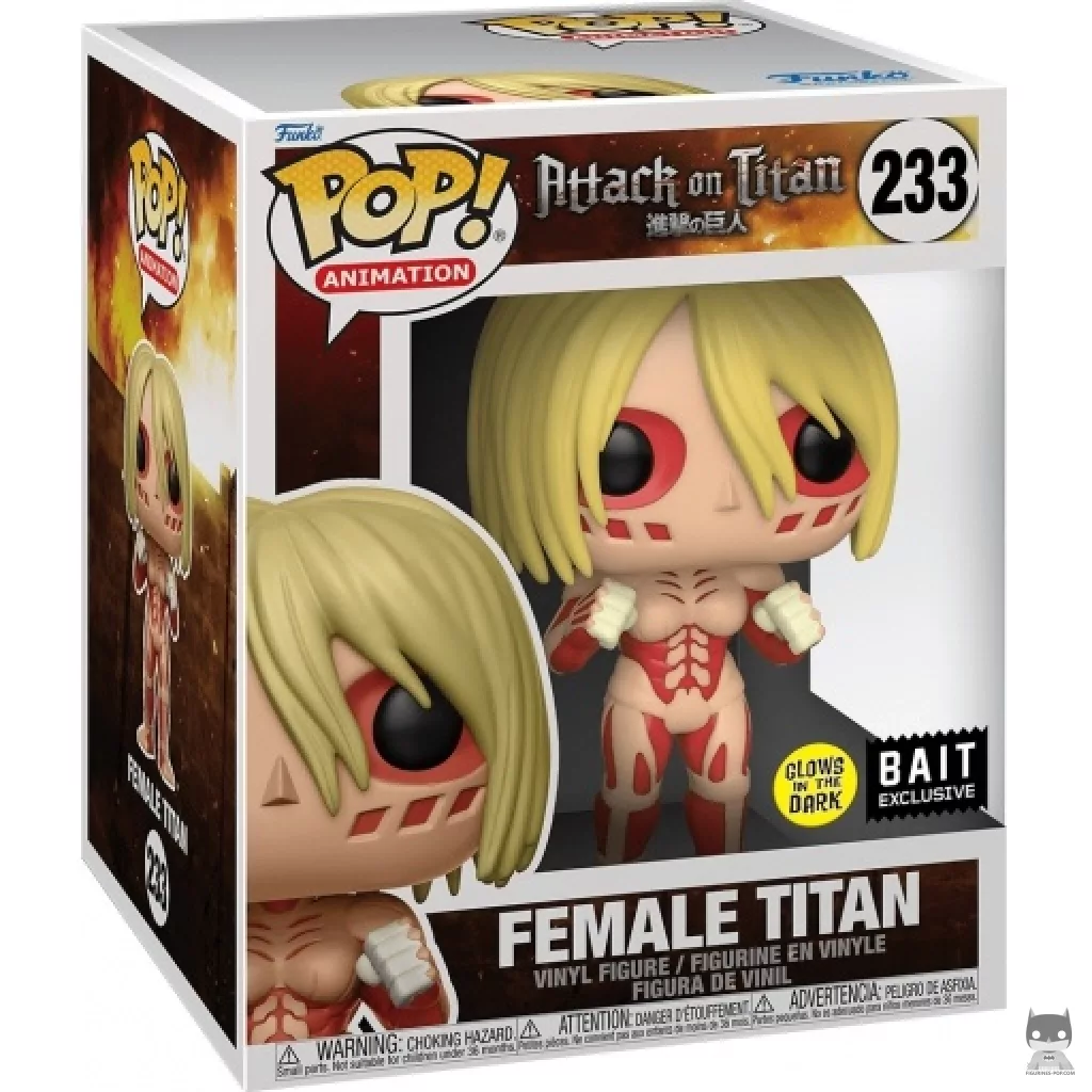Figurine Funko POP Titan Féminin (Glow in the Dark) avec boîte