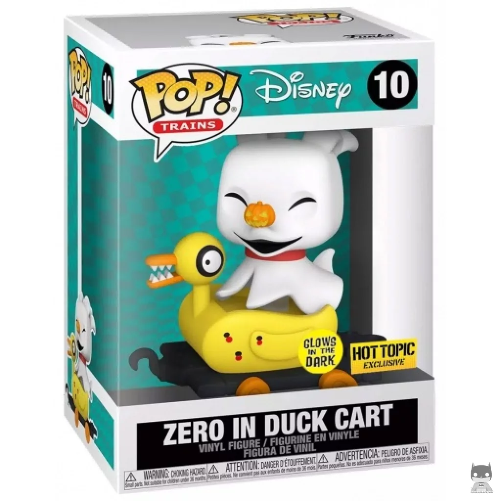 Figurine Funko POP Zero dans le wagon Canard (Glow in the Dark) avec boîte