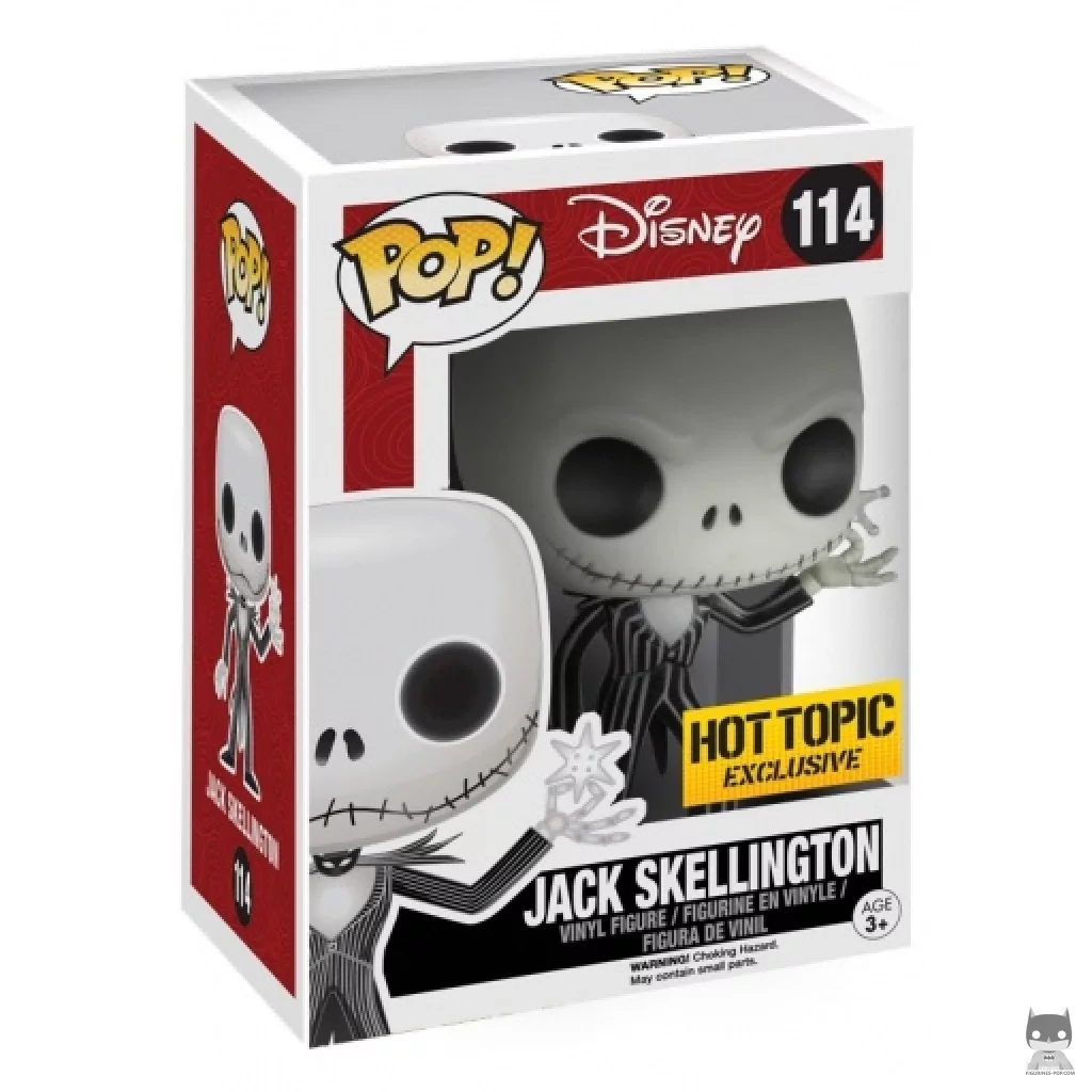 Figurine Funko POP Jack Skellington avec Flocon avec boîte