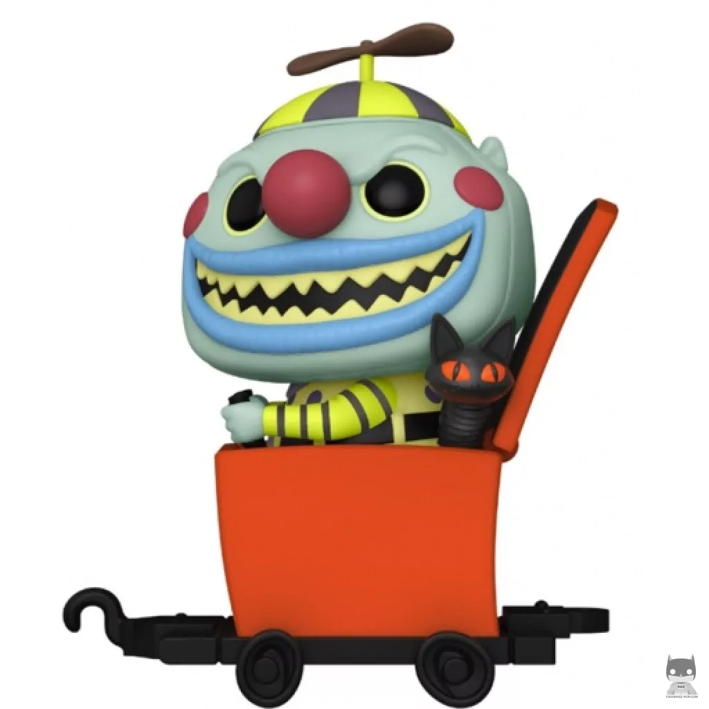 Figurine Funko POP Clown dans le wagon Jack dans la boîte (L'Etrange Noël de M. Jack)