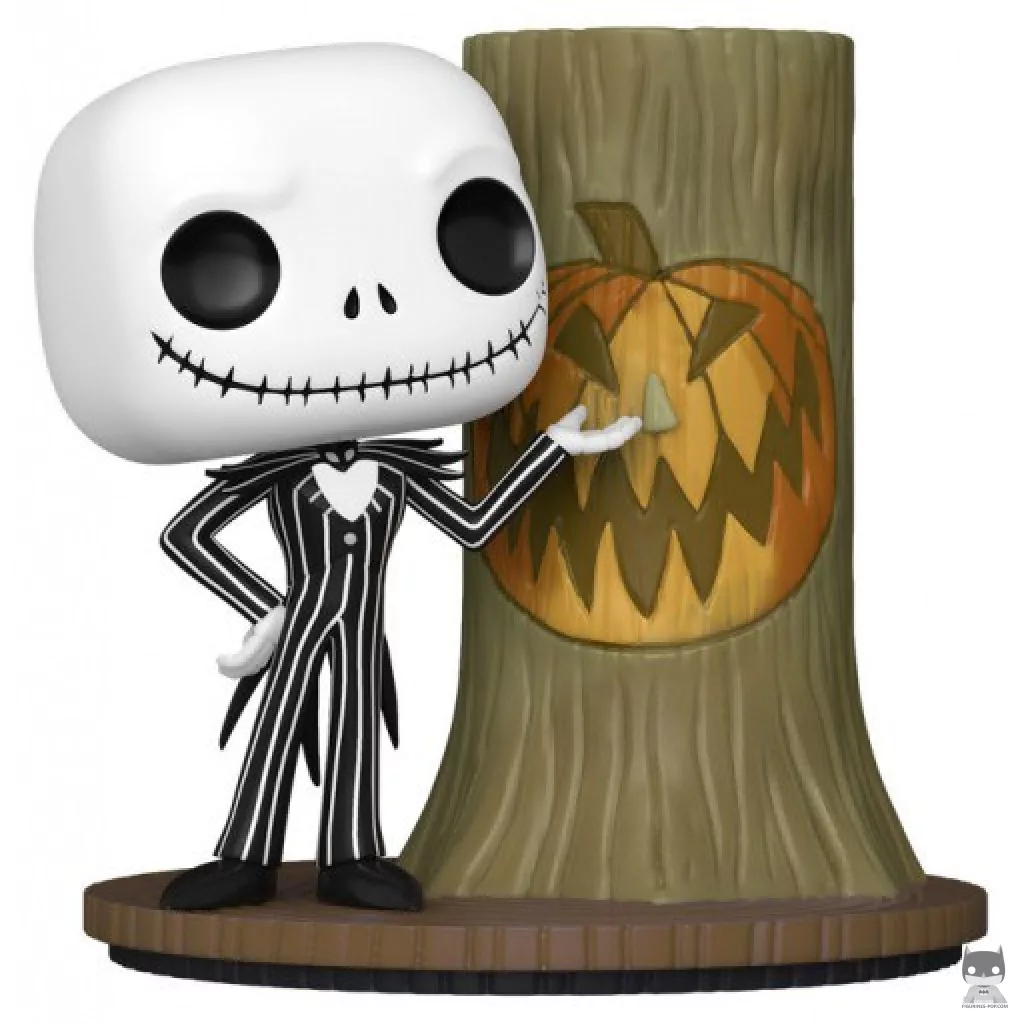 Figurine Funko POP Jack Skellington devant la Porte d'Halloween (L'Etrange Noël de M. Jack)