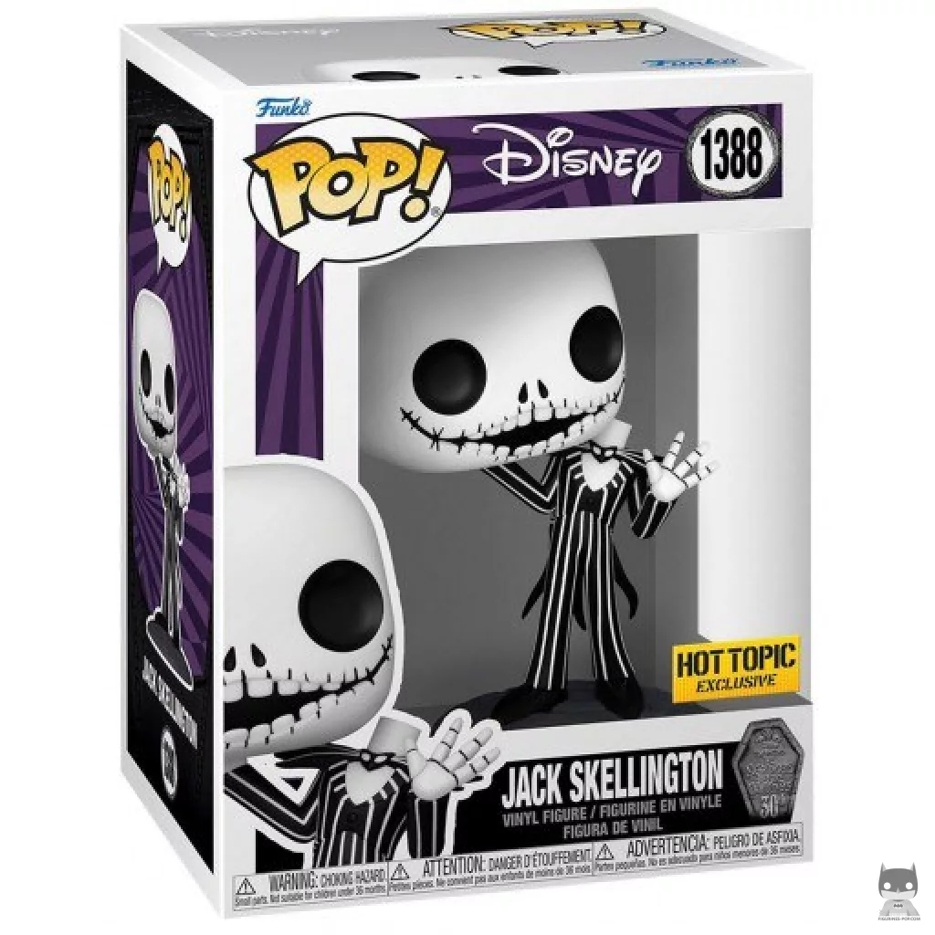 Figurine Funko POP Jack Skellington sans Tête avec boîte