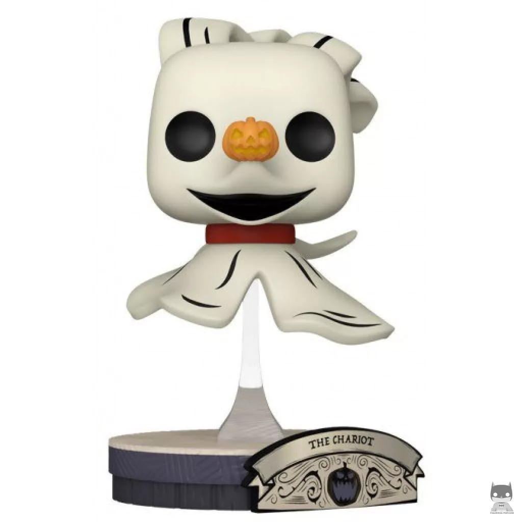 Figurine Funko POP Zero en Chariot (L'Etrange Noël de M. Jack)