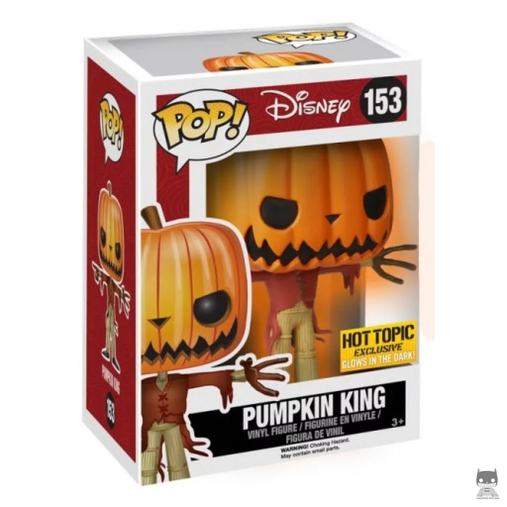 Figurine Funko POP Jack Skellington en roi des Citrouilles avec boîte