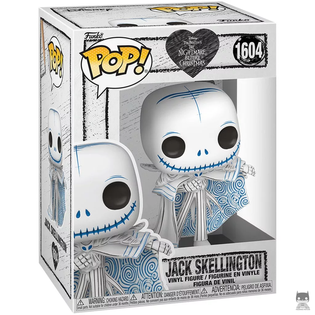 Figurine Funko POP Jack Skellington (Sketched) avec boîte