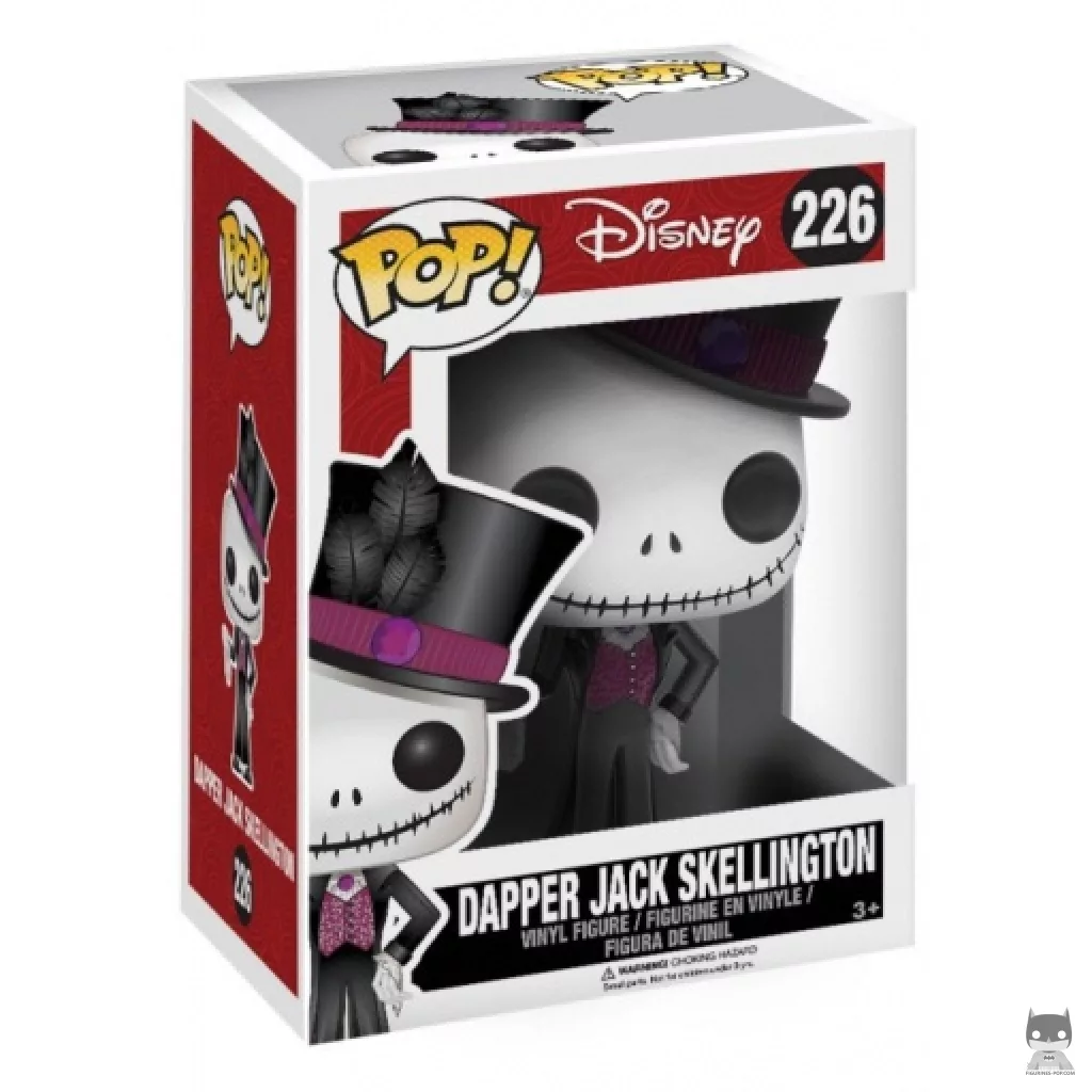 Figurine Funko POP Jack Skellington pimpant avec boîte