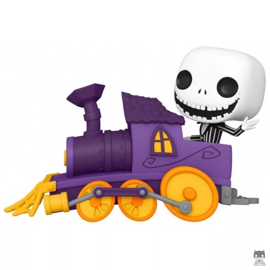 Figurine Funko POP Jack Skellington dans Locomotive (L'Etrange Noël de M. Jack)