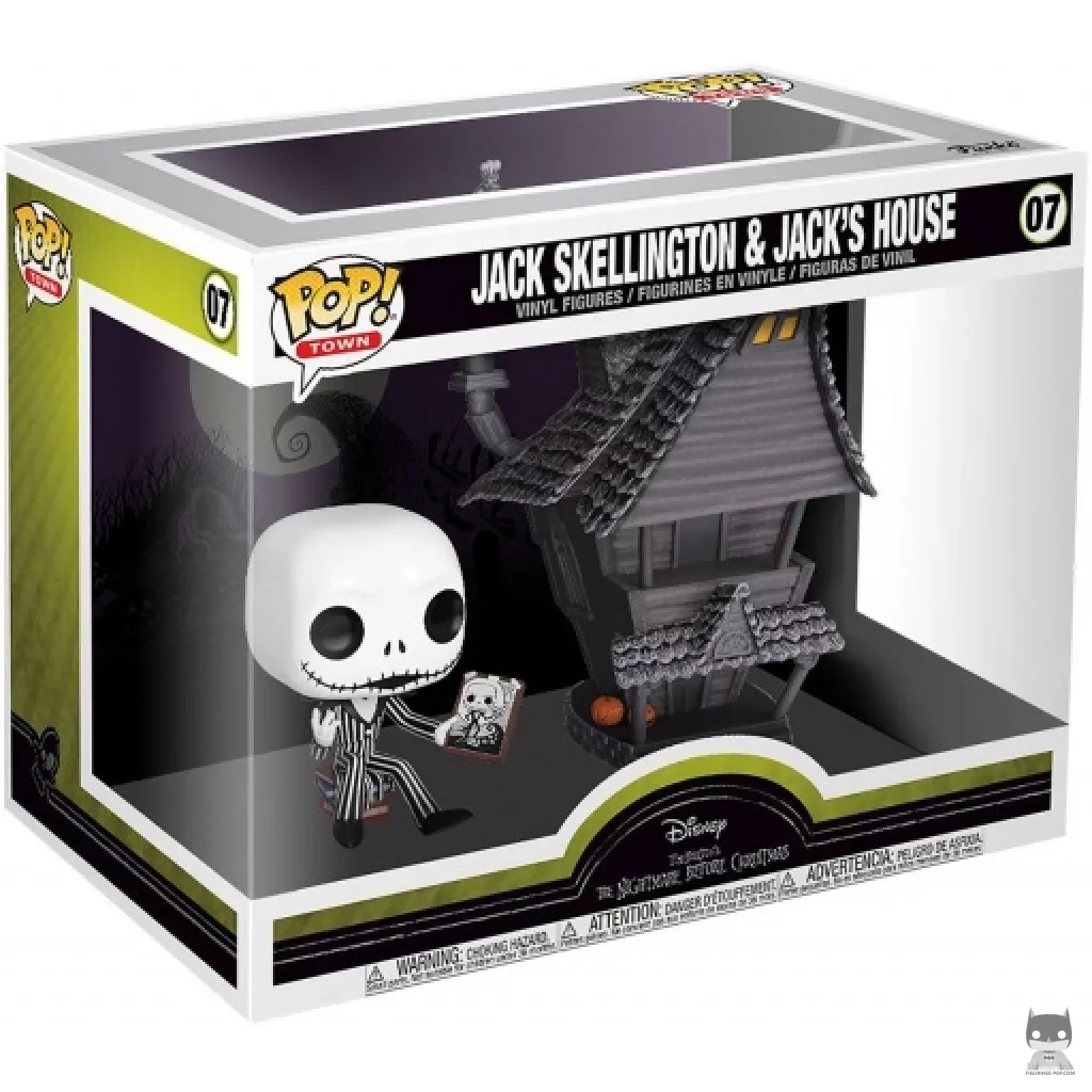 Figurine Funko POP Jack Skellington & sa Maison avec boîte