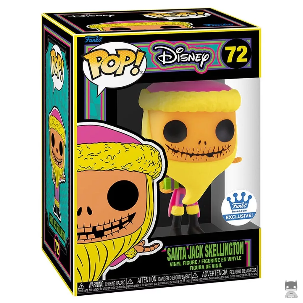Figurine Funko POP Jack Skellington (Blacklight) avec boîte