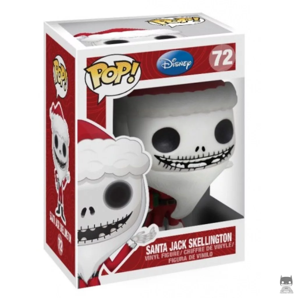 Figurine Funko POP Jack Skellington en Père Noël avec boîte