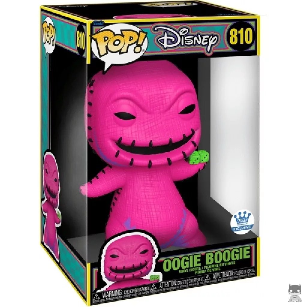 Figurine Funko POP Oogie Boogie (Supersized & Blacklight) avec boîte