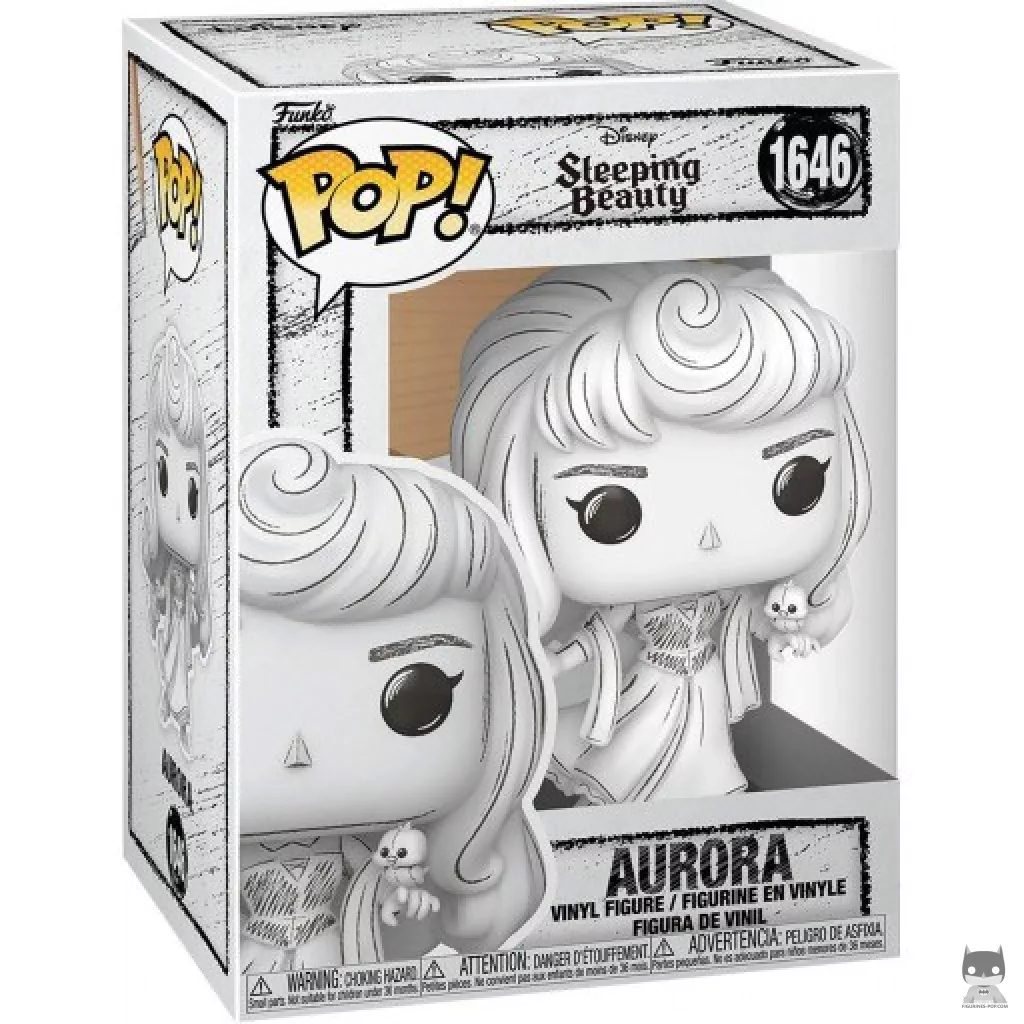 Figurine Funko POP Aurore (Esquisse) avec boîte