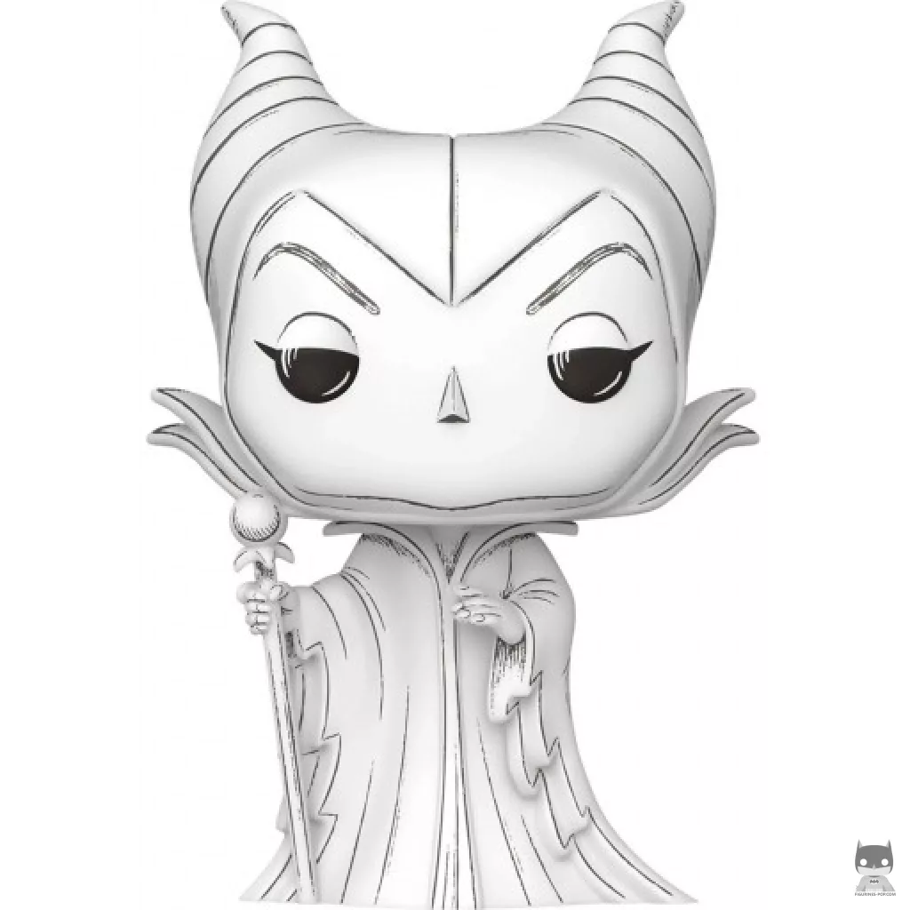 Figurine Funko POP Maléfique (Esquisse) (La Belle au Bois Dormant)