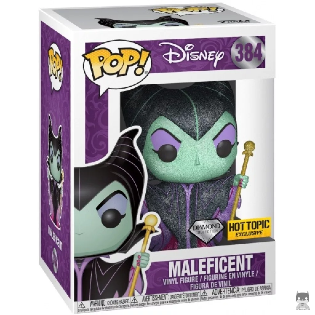 Figurine Funko POP Maléfique (Diamond Glitter) avec boîte