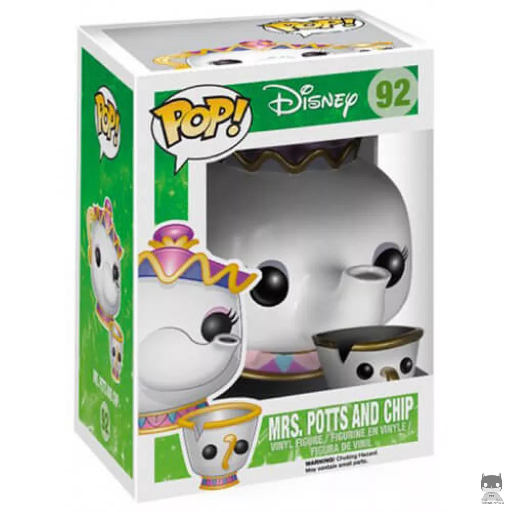 Figurine Funko POP Mme Samovar et Zip avec boîte