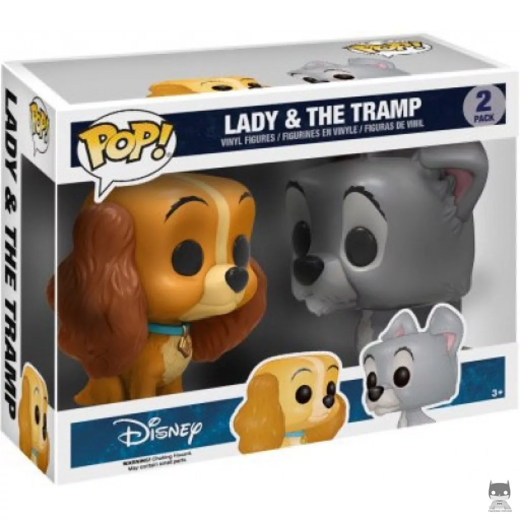 Figurine Funko POP Lady & Clochard avec boîte