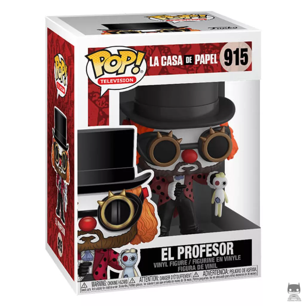 Figurine Funko POP Le Professeur en clown avec boîte