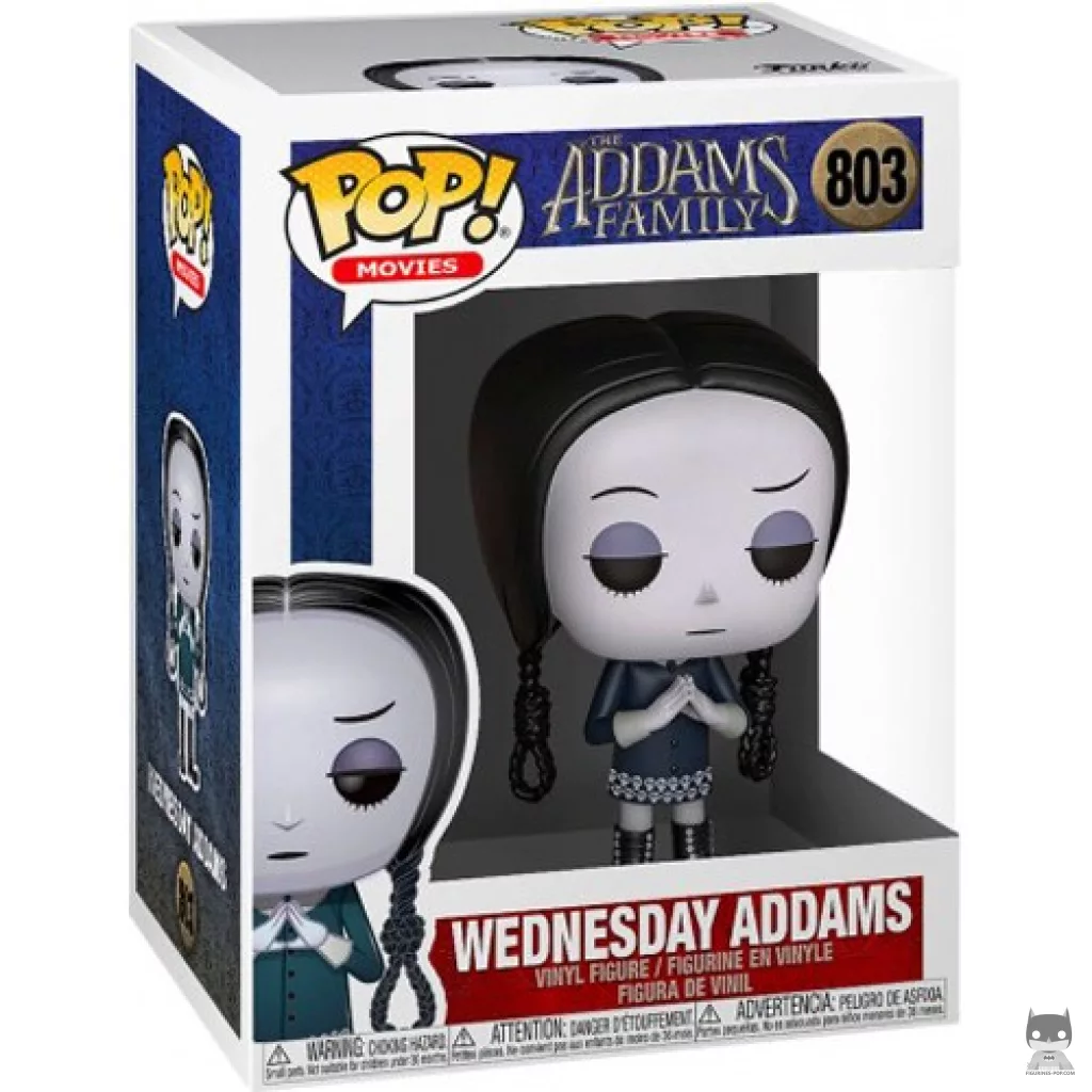 Figurine Funko POP Mercredi Addams avec boîte