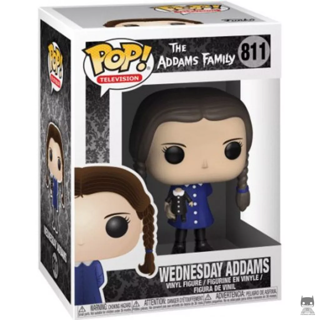 Figurine Funko POP Mercredi Addams avec boîte