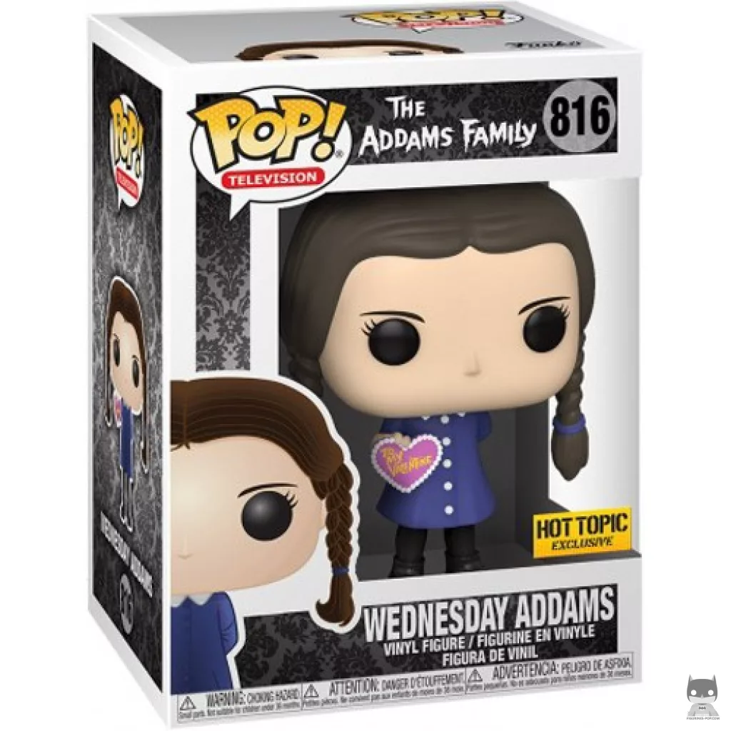 Figurine Funko POP Mercredi Addams avec boîte