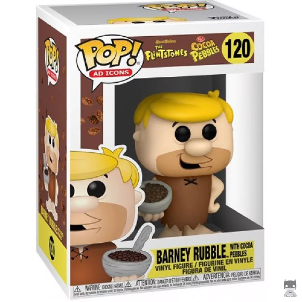 Figurine Funko POP Barney Laroche avec des Fruity Pebbles avec boîte