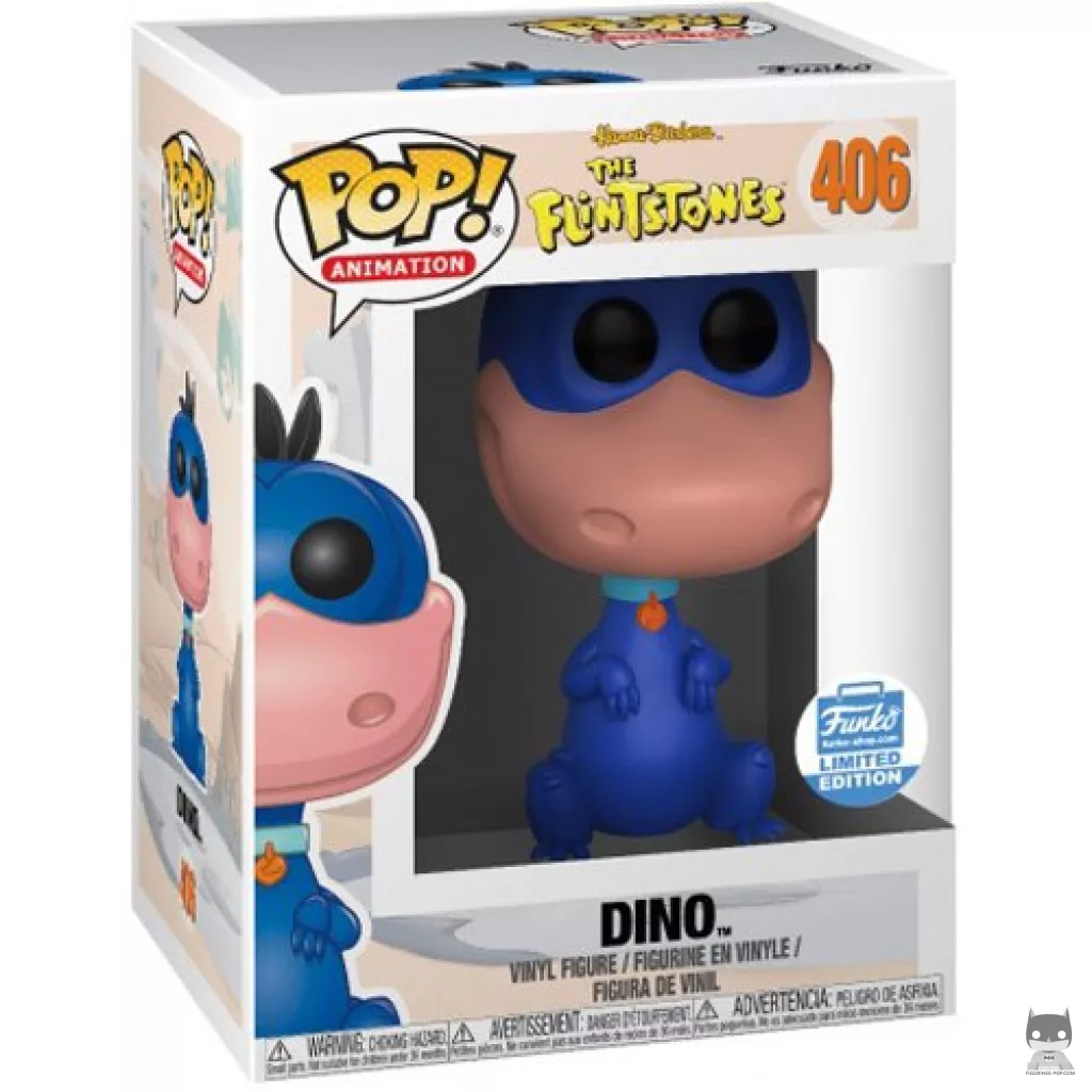 Figurine Funko POP Dino (Bleu) avec boîte