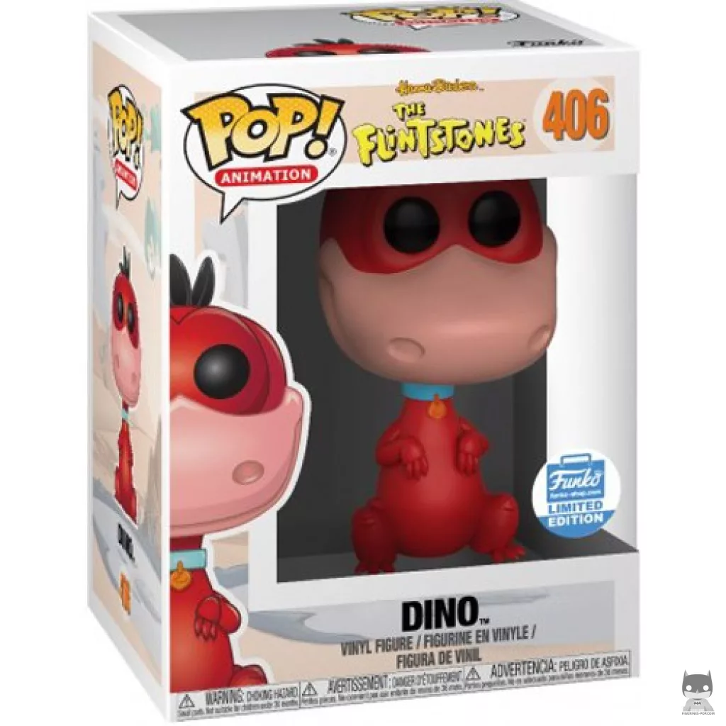 Figurine Funko POP Dino (Rouge) avec boîte