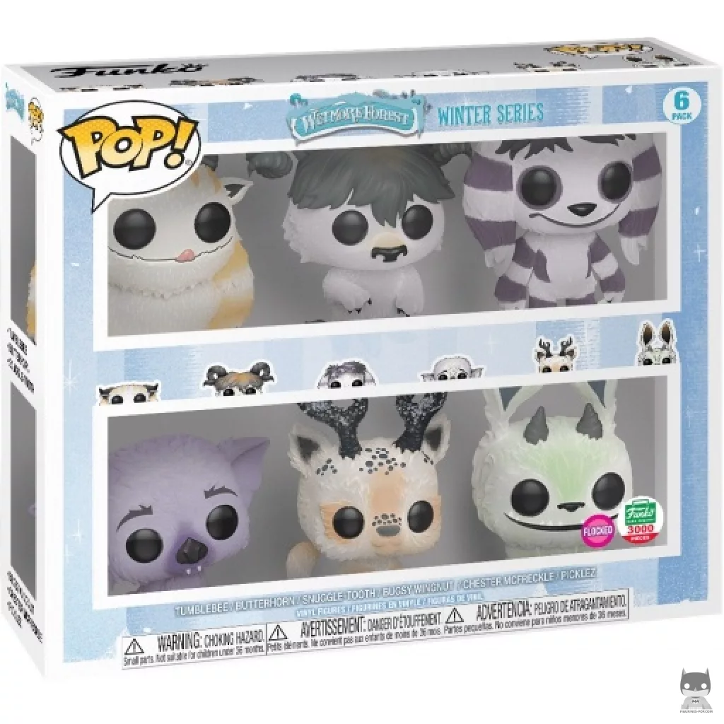 Figurine Funko POP Monstres Edition Hiver (Flocked) avec boîte