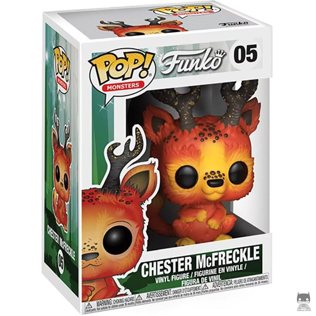 Figurine Funko POP Chester McFreckle (Orange) avec boîte