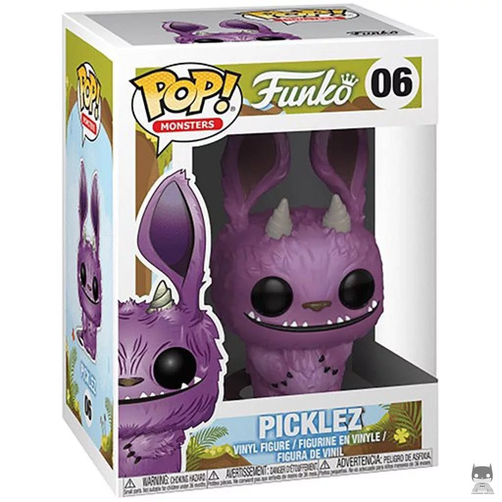 Figurine Funko POP Picklez (Violet) avec boîte