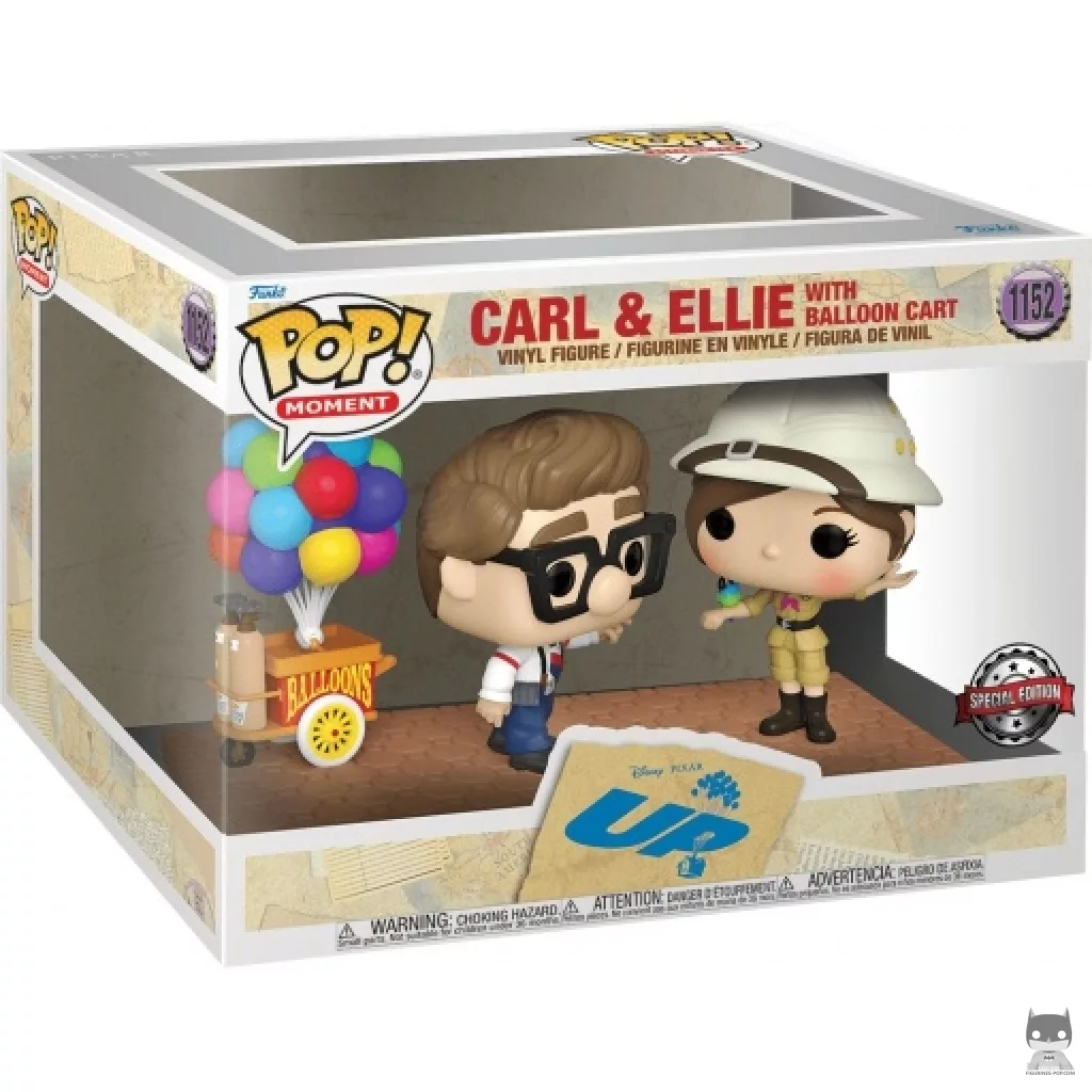 Figurine Funko POP Carl & Ellie avec Chariot de Ballons avec boîte