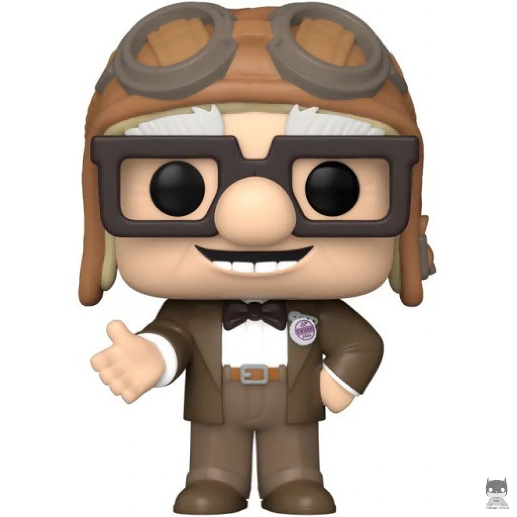 Figurine Funko POP Carl avec Casque Aviateur (Là-Haut)