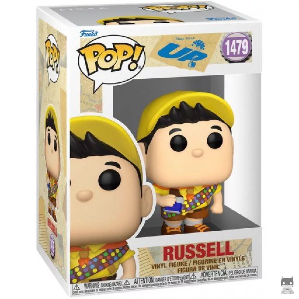 Figurine Funko POP Russell avec Barre de Chocolat avec boîte
