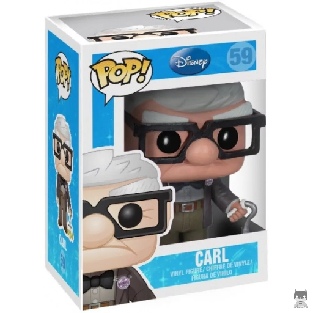 Figurine Funko POP Carl Fredricksen avec boîte