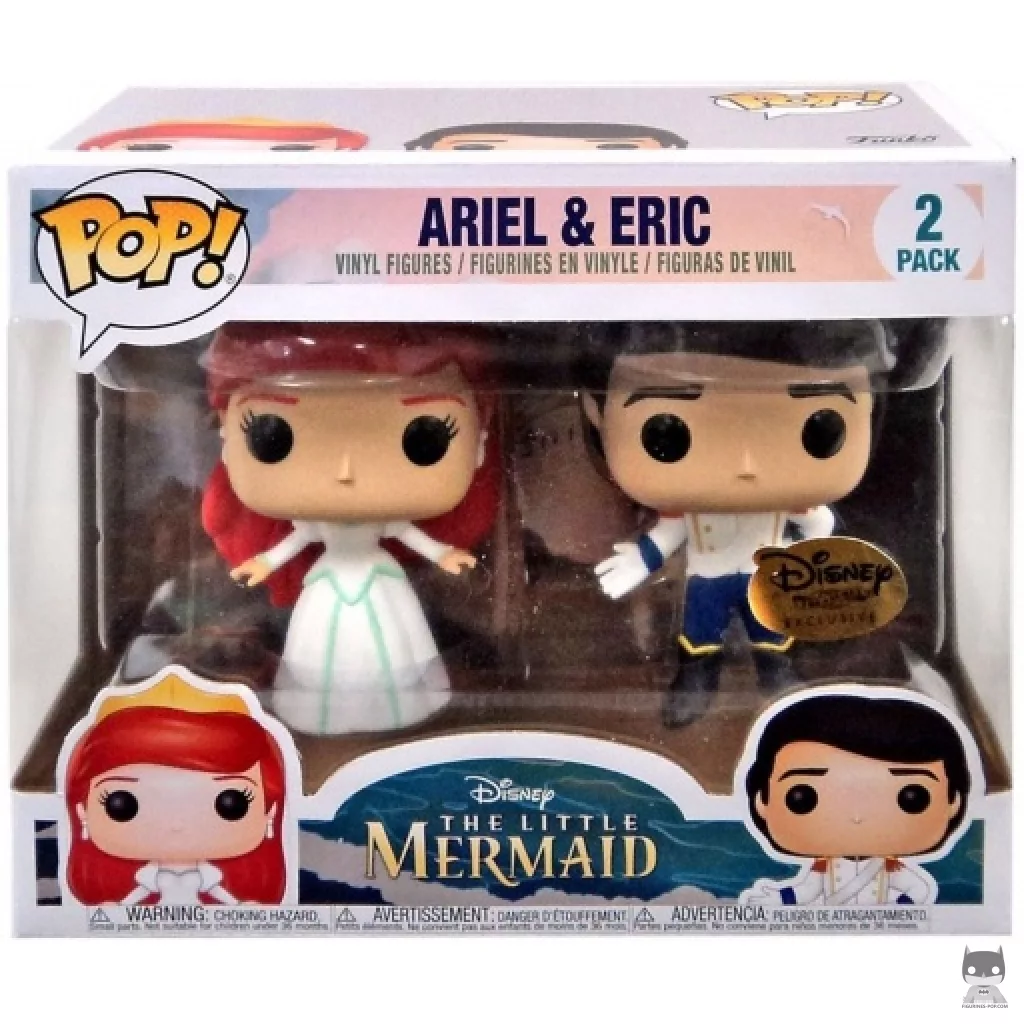 Figurine Funko POP Ariel & Eric Mariage avec boîte