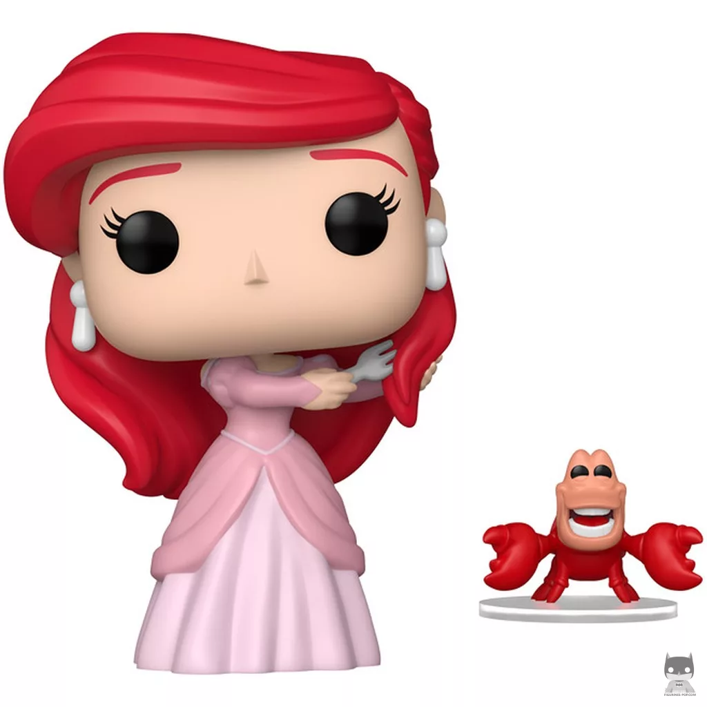 Figurine Funko POP Ariel avec Sébastien (La Petite Sirène)
