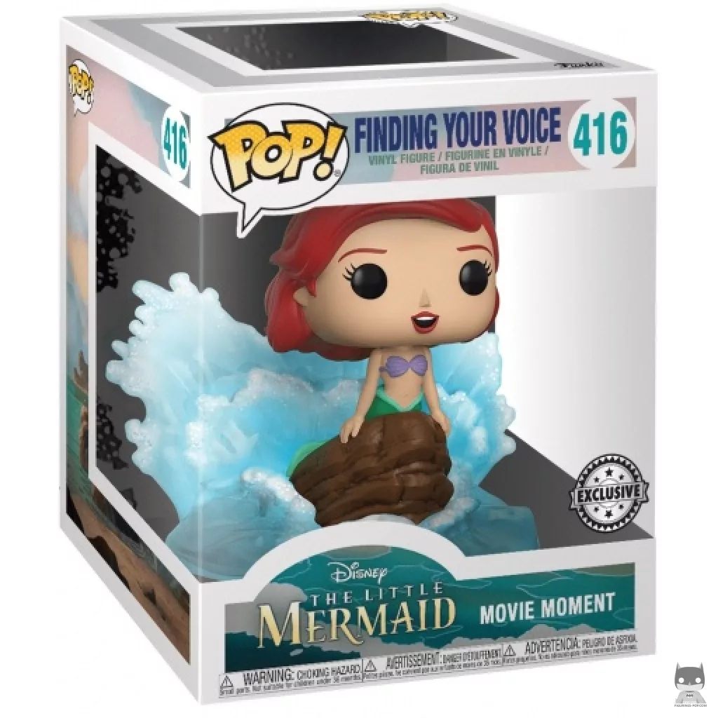 Figurine Funko POP Ariel Finding your Voice avec boîte