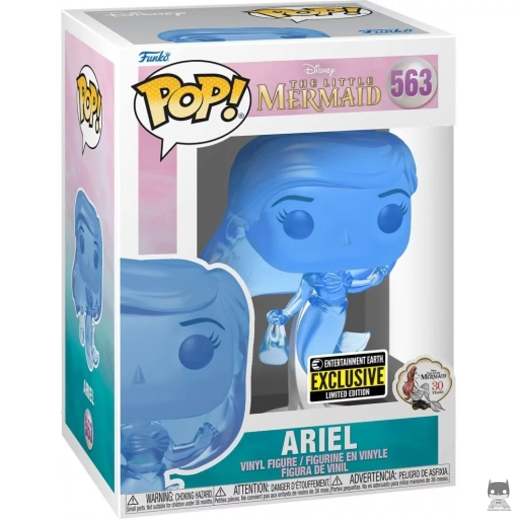 Figurine Funko POP Ariel (Translucent Blue) avec boîte
