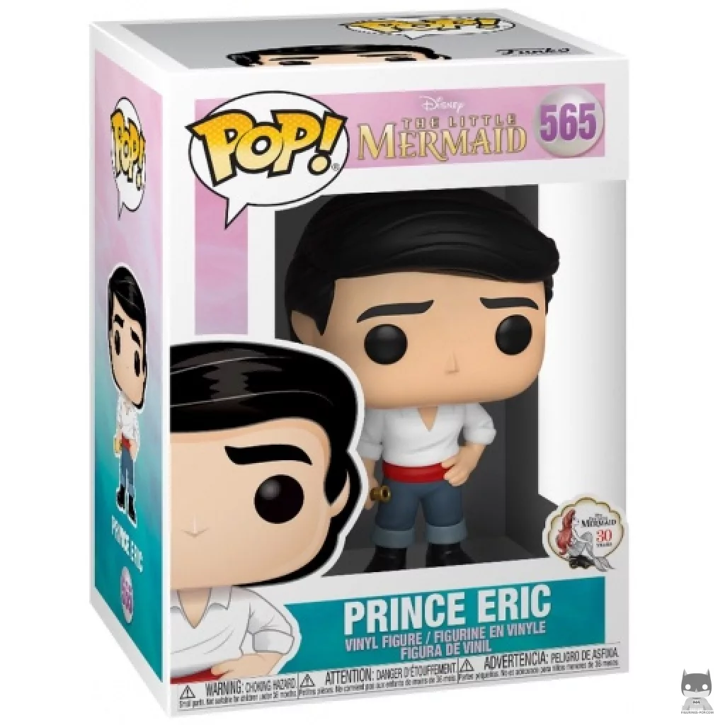 Figurine Funko POP Prince Eric avec boîte